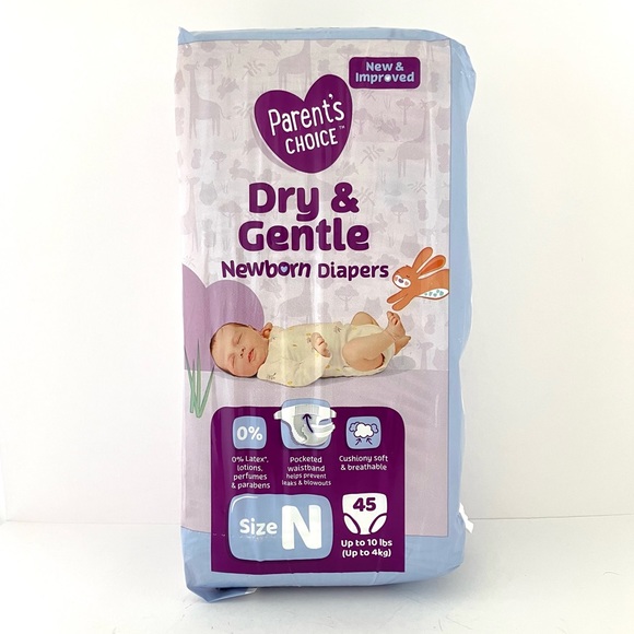 Parent’s CHOICE Other Parents Choice Diapers Dry Gentle Newborn